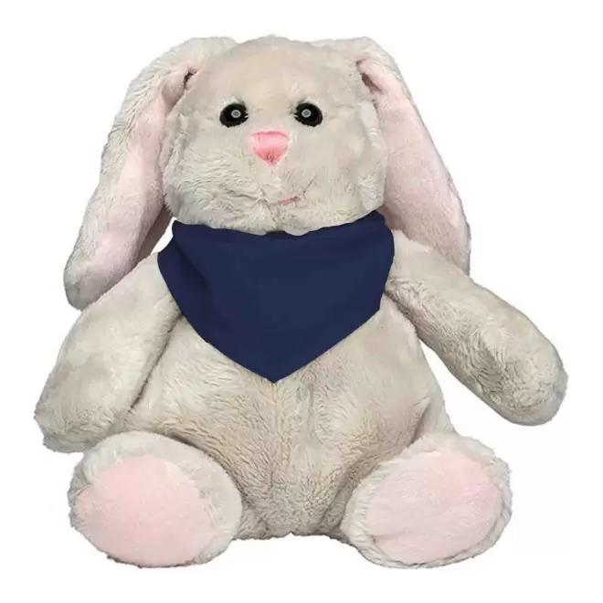 PELUCHE LAPIN PERSONNALISABLE 'KANOU BANDANA' - bleu foncé