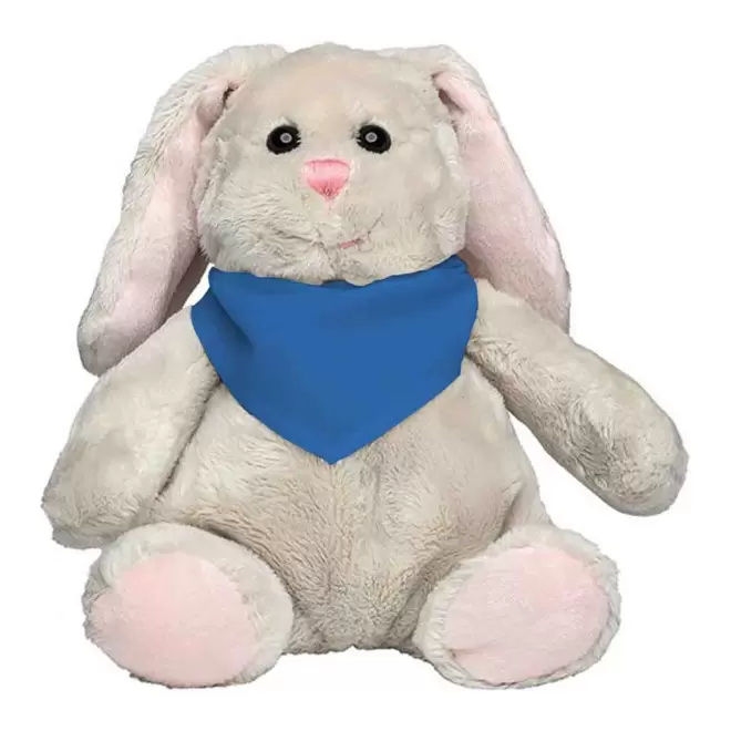 PELUCHE LAPIN PERSONNALISABLE 'KANOU BANDANA' - bleu