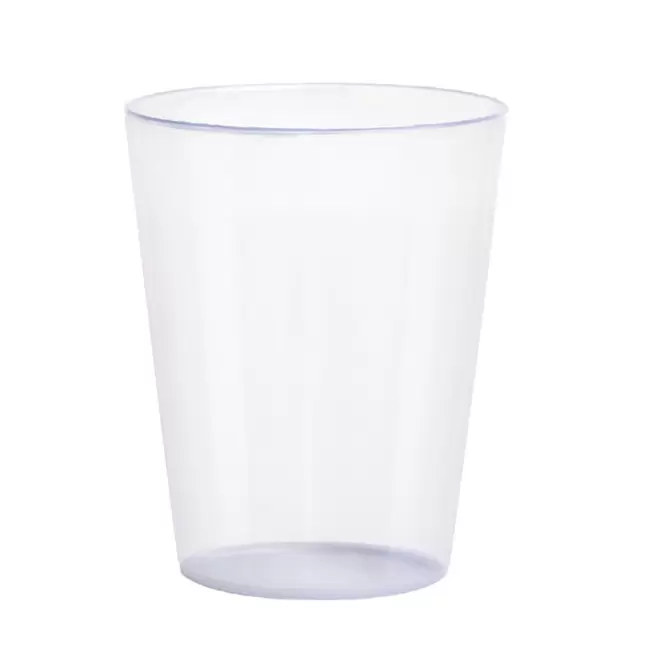 GOBELET A CAFE RÉUTILISABLE PERSONNALISABLE 10 CL QUADRI 'CUP' - transparent givré