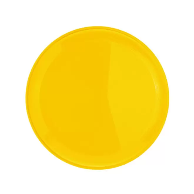 FRISBEE PERSONNALISABLE 'BORA EU' - jaune