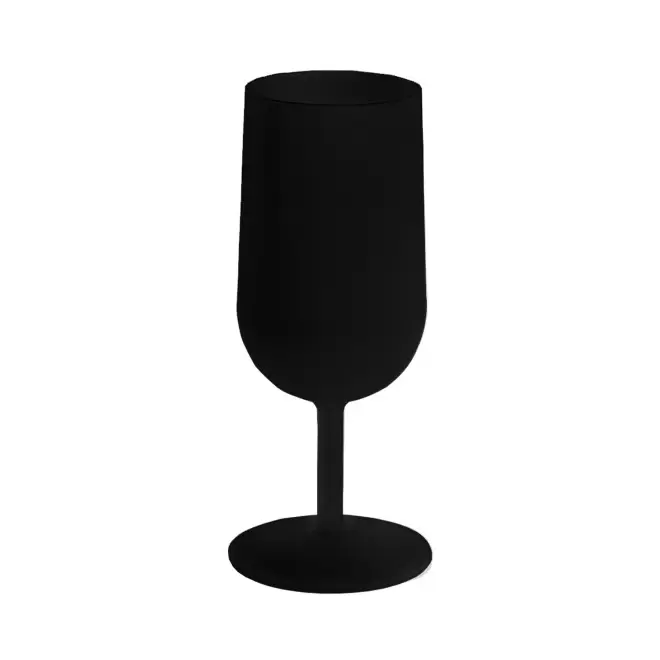 VERRE À VIN RÉUTILISABLE PERSONNALISÉ MIE 'CUPVIN EUROPE' 18CL - noir