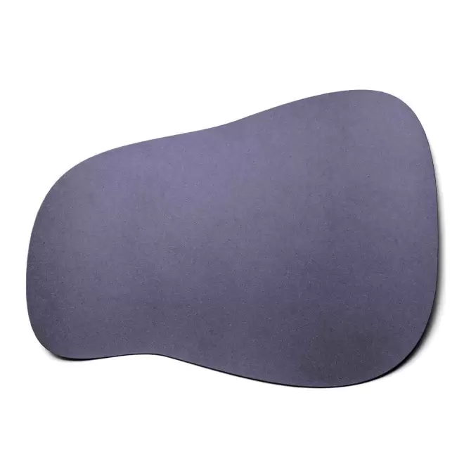 SET DE TABLE PERSONNALISABLE MIF EN CUIR RECYCLE 'MARGAUX' - lilas