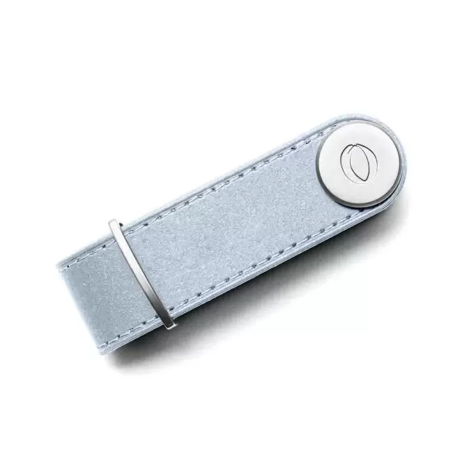 PORTE CLE PERSONNALISABLE VIS MIF 'CLARA' - bleu ciel