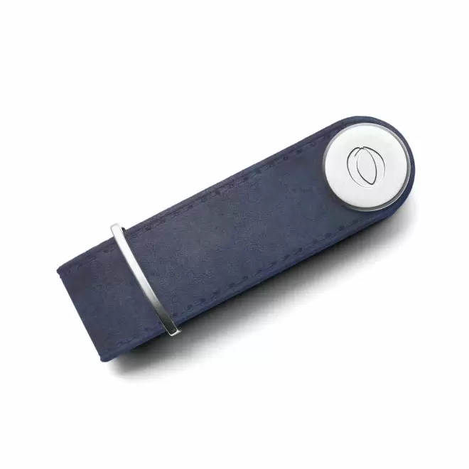 PORTE CLE PERSONNALISABLE VIS MIF 'CLARA' - bleu jean