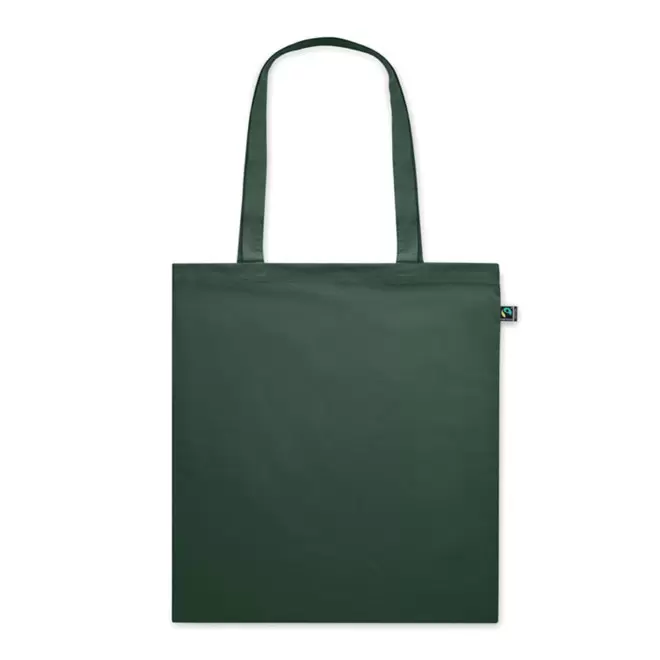 SAC COTON COULEUR PERSONNALISABLE 'ANTONIO FAIRTRADE' - vert foncé