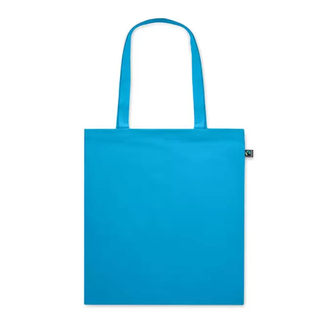 SAC COTON COULEUR PERSONNALISABLE 'ANTONIO FAIRTRADE' - bleu