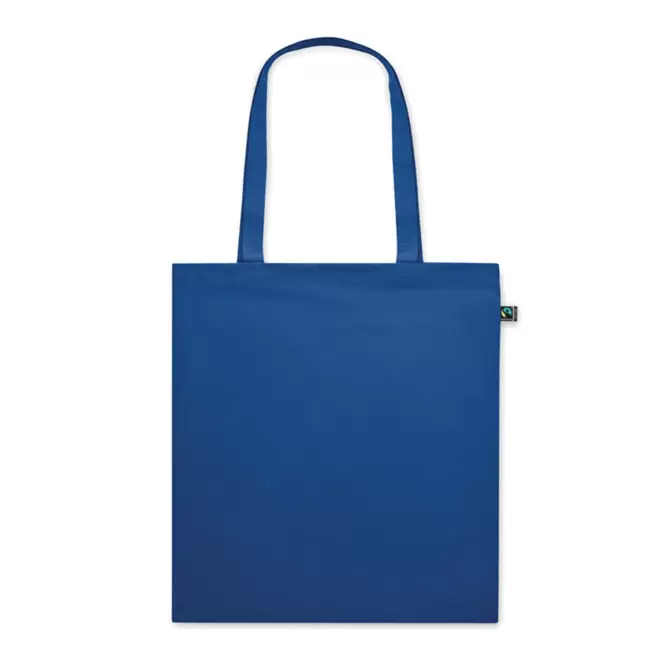 SAC COTON COULEUR PERSONNALISABLE 'ANTONIO FAIRTRADE' - bleu royal