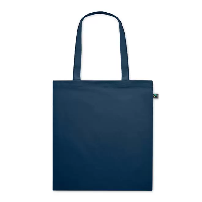 SAC COTON COULEUR PERSONNALISABLE 'ANTONIO FAIRTRADE' - outremer