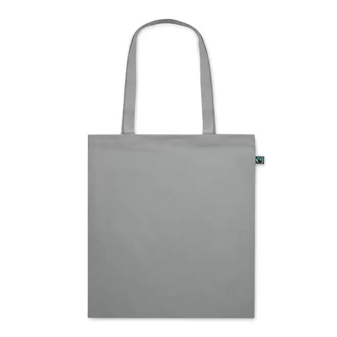 SAC COTON COULEUR PERSONNALISABLE 'ANTONIO FAIRTRADE' - gris