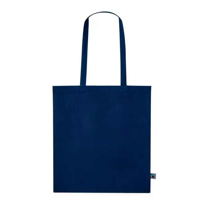 SAC COTON COULEUR PERSONNALISABLE 'ANTONIO FAIRTRADE' - bleu marine