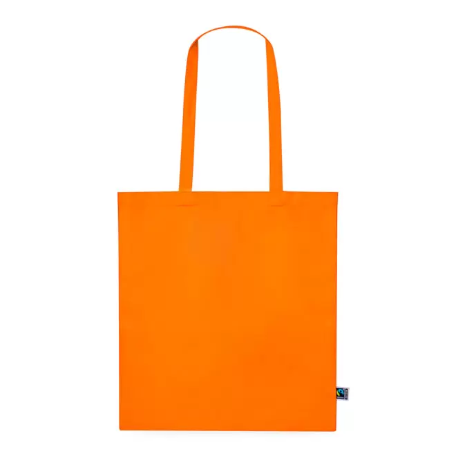 SAC COTON COULEUR PERSONNALISABLE 'ANTONIO FAIRTRADE' - orange