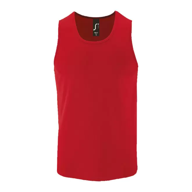 DÉBARDEUR PERSONNALISÉ HOMME 'SPORTY' - rouge