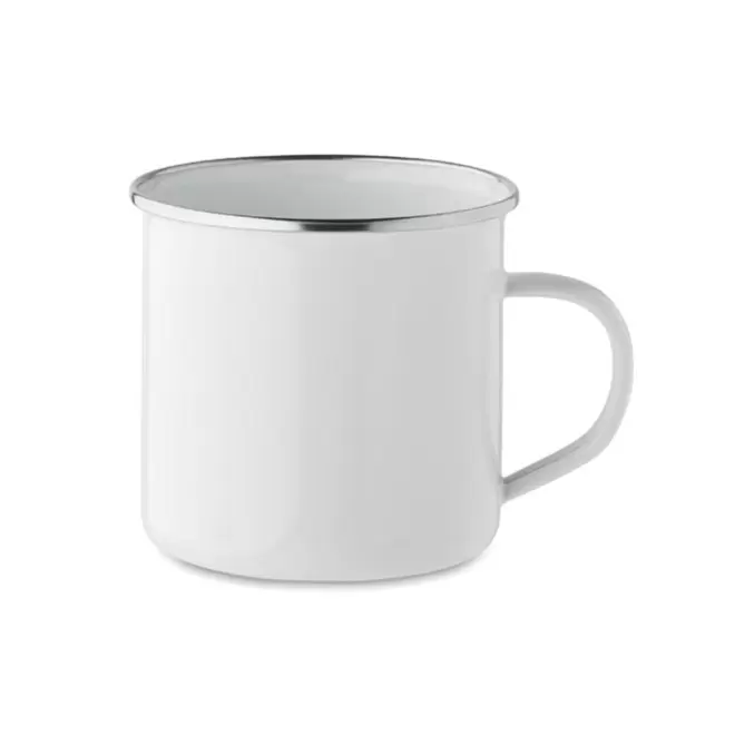MUG EN METAL PERSONNALISABLE 500ML 'RANIA' - blanc