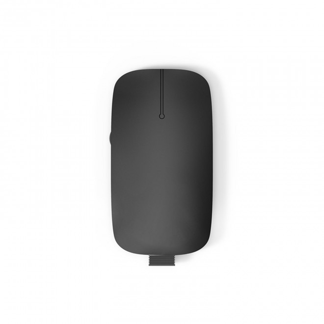 SOURIS PERSONNALISABLE SANS FIL XOOPAR® 'SAURA RECYCLE' - noir