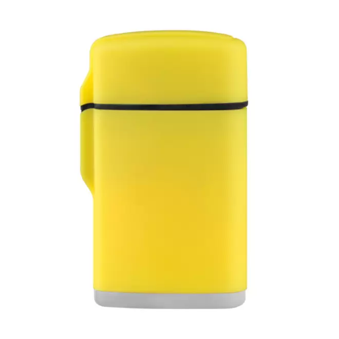 EXPRESS 72H - BRIQUET PUBLICITAIRE TEMPÊTE EN GOMME 'RUBBER' - jaune