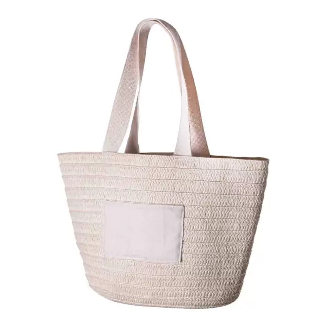 SAC DE PLAGE PERSONNALISABLE 'TOLIP' - naturel