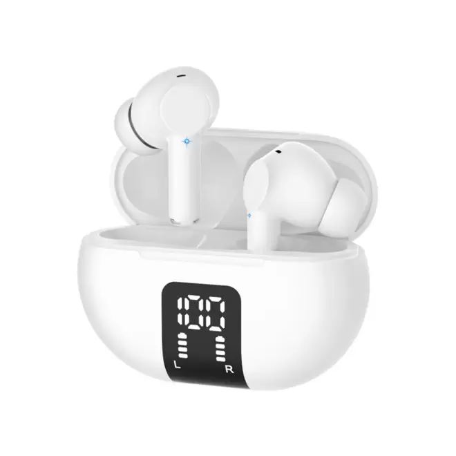 ECOUTEURS PERSONNALISABLES SANS FIL BLAUPUNKT® 'SYKA' - blanc