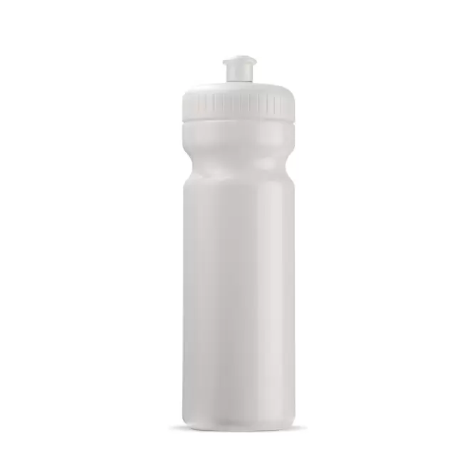 GOURDE PERSONNALISABLE 750ML CORPS OPAQUE BLC BIO 'TRAIL' - blanc
