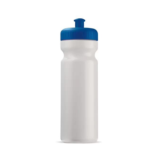 GOURDE PERSONNALISABLE 750ML CORPS OPAQUE BLC BIO 'TRAIL' - bleu