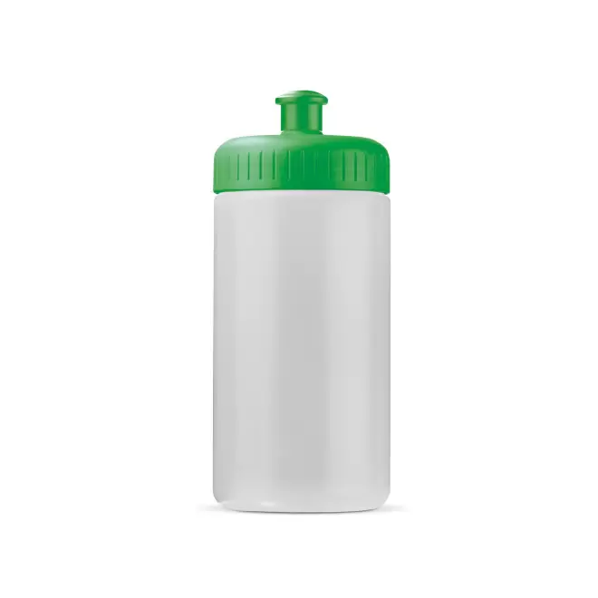 GOURDE PERSONNALISABLE 500ML CORPS TRANSLUCIDE BIO 'TRAIL' - vert