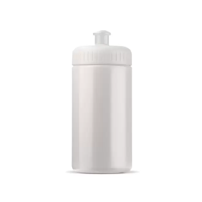 GOURDE PERSONNALISABLE 500ML CORPS OPAQUE BLC BIO 'TRAIL' - blanc