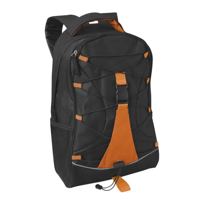 SAC À DOS SPORT ET RANDONNÉE PUBLICITAIRE 'WORTH'' - noir/orange