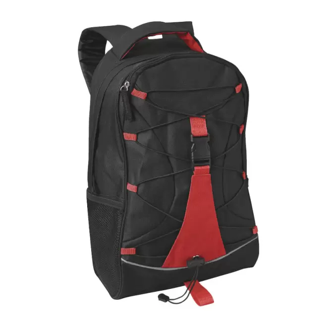 SAC À DOS SPORT ET RANDONNÉE PUBLICITAIRE 'WORTH'' - noir/rouge