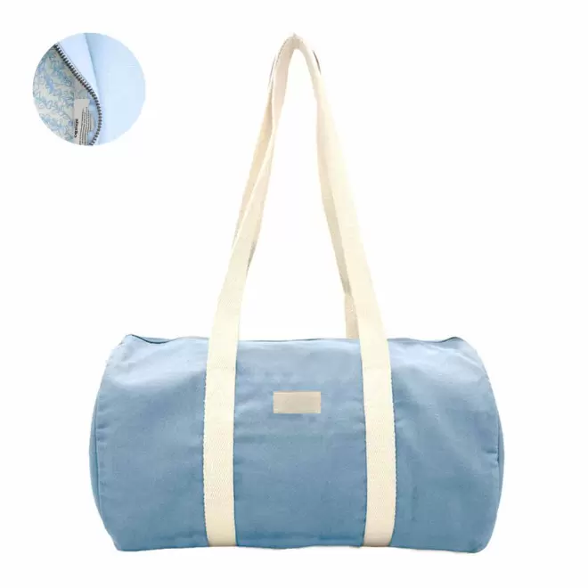 SAC POLOCHON PERSONNALISABLE STUDIO BY HINDBAG 'SAM' - azur