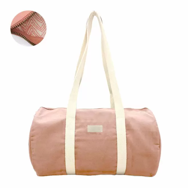 SAC POLOCHON PERSONNALISABLE STUDIO BY HINDBAG 'SAM' - saumon