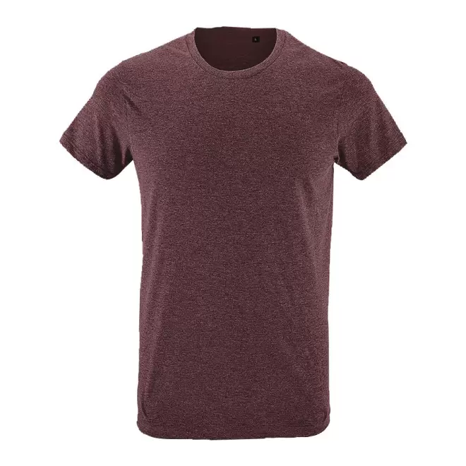 TEE-SHIRT PUBLICITAIRE HOMME 'REGENT FIT' 150 GR/M² - bordeaux chiné