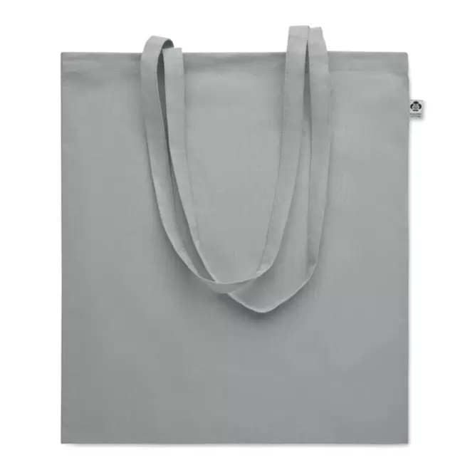 SAC SHOPPING PERSONNALISÉ EN COTON 180 GR 'SUNDO BIO' - gris