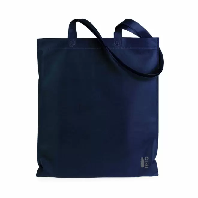 TOTE-BAG PUBLICITAIRE AVEC ANSES LONGUES 'BONITO RPET' - bleu marine