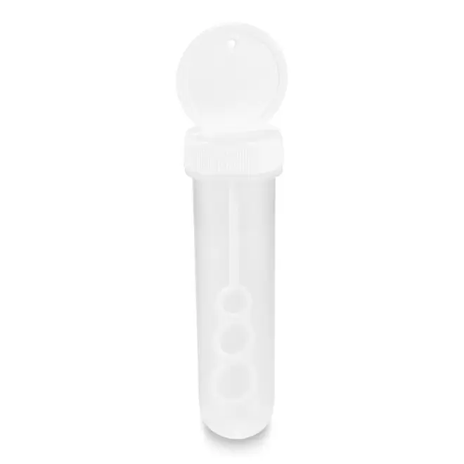 TUBE À BULLES DE SAVON PERSONNALISÉ 'BURBULA' - blanc