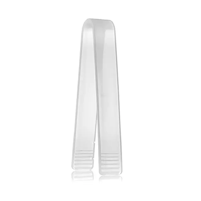 PINCE A GLACON PERSONNALISABLE EN PLASTIQUE 'COCKTY' - blanc