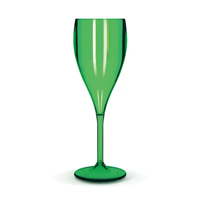 FLÛTE À CHAMPAGNE TRITAN® PERSONNALISÉE MIF 'SERULI' 16CL - vert