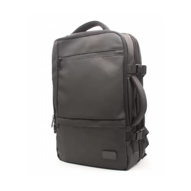 SAC A DOS COMPACTABLE PERSONNALISABLE 'VACPACK' - noir