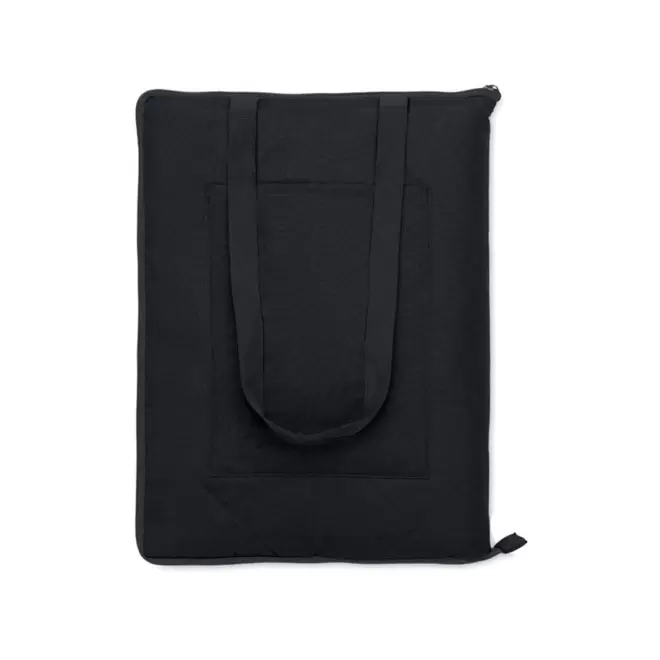 SAC COUVERTURE DE PIQUE NIQUE PERSONNALISABLE 'MACPA' - noir
