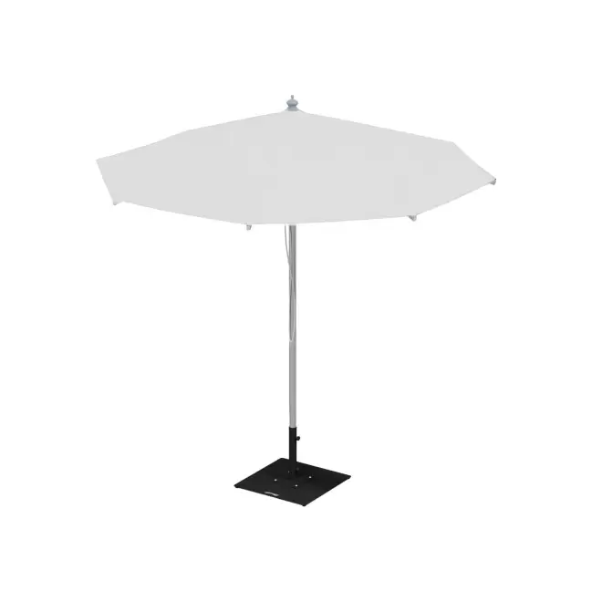 PARASOL TELESCOPIQUE PERSONNALISABLE 'SENTIDO ROND QUADRI' - blanc