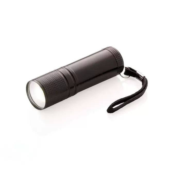 LAMPE TORCHE LED COB PERSONNALISABLE 'LUZIA' - noir