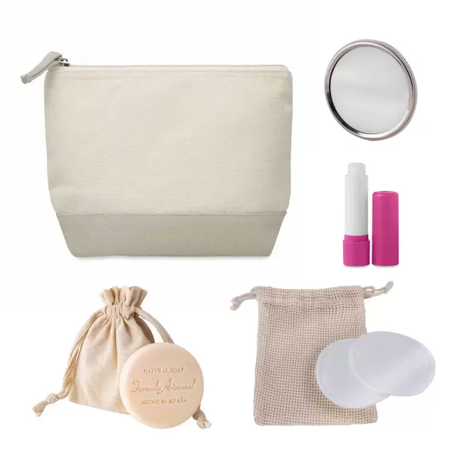 SET TROUSSE ET ACCESOIRES PERSONNALISABLE 'MELLYSET' - gris clair