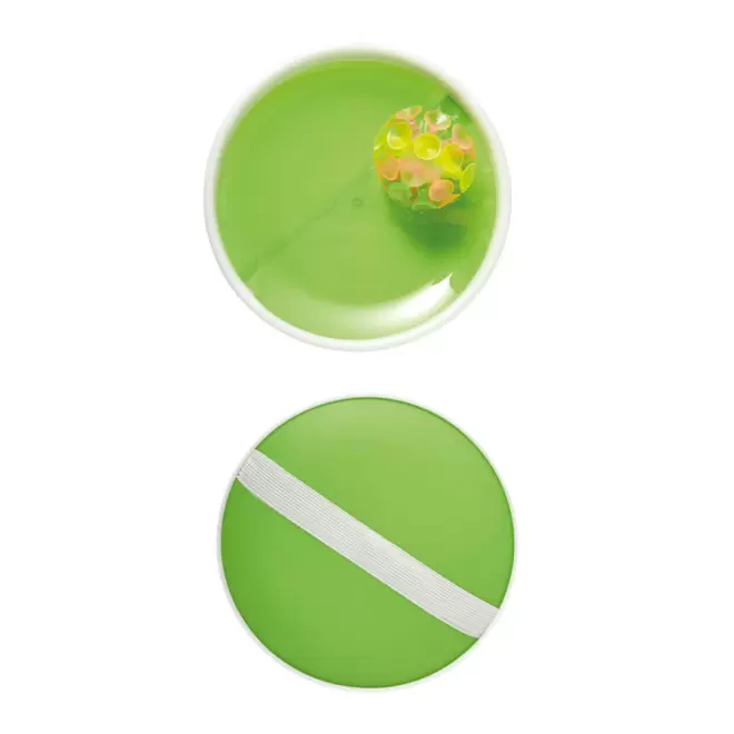 JEU DE BALLE À VENTOUSES PUBLICITAIRE 'PRAIA' - vert