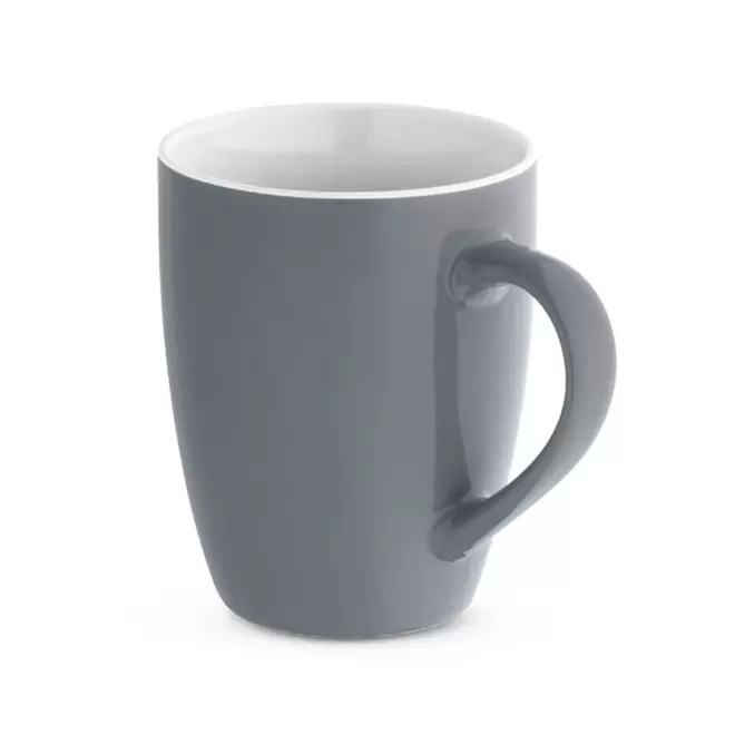 MUG CERAMIQUE PERSONNALISABLE 370 ML 'CALMEA' - gris