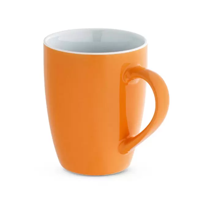 MUG CERAMIQUE PERSONNALISABLE 370 ML 'CALMEA' - orange