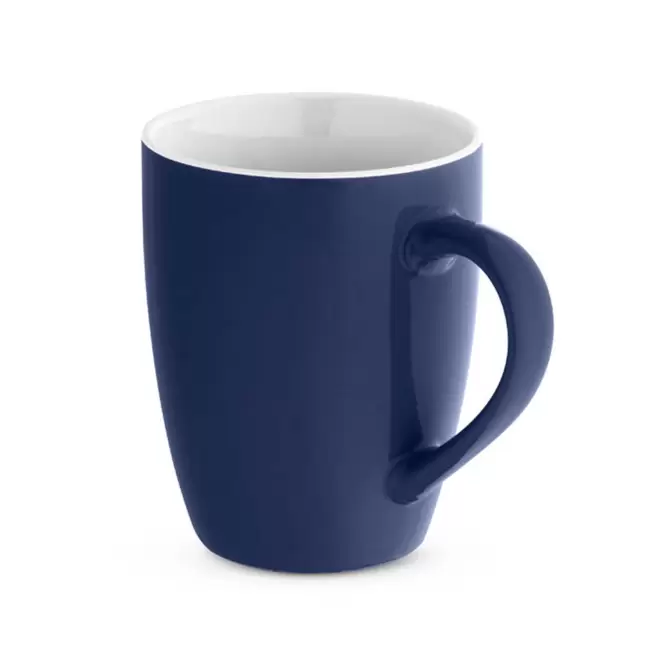 MUG CERAMIQUE PERSONNALISABLE 370 ML 'CALMEA' - bleu marine