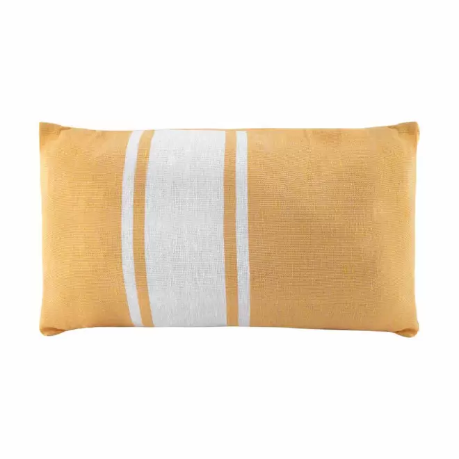 COUSSIN STYLE FOUTA PERSONNALISABLE 'TESSALMA' - jaune