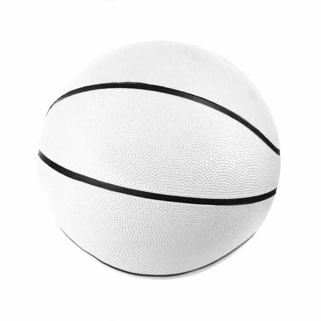 BALLON DE BASKETBALL PERSONNALISABLE 'LAYUP' - blanc taille 5