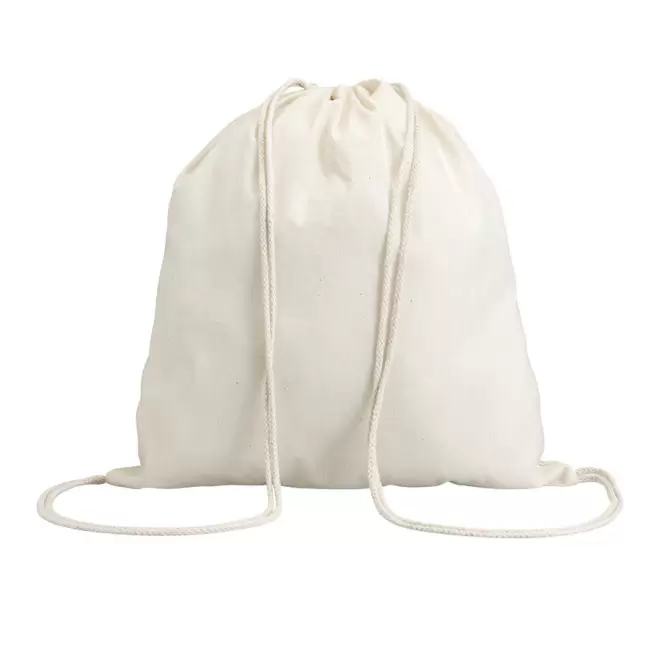 SAC À DOS PUBLICITAIRE EN COTON 'RHIDA COULEUR' 100 GR/M² - naturel