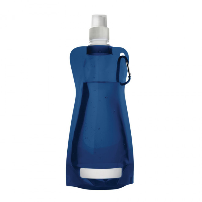 GOURDE PERSONNALISÉE AVEC MOUSQUETON 'FITTY' - bleu foncé