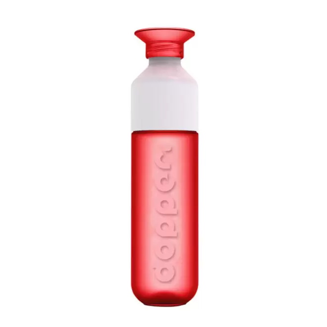 RAPIDE 4J - BOUTEILLE PERSONNALISABLE DOPPER® ORIGINAL 450 ML 'LOSTRI' - rouge