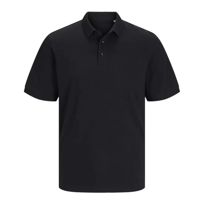 POLO MIXTE PERSONNALISABLE 'JACKTO' - noir